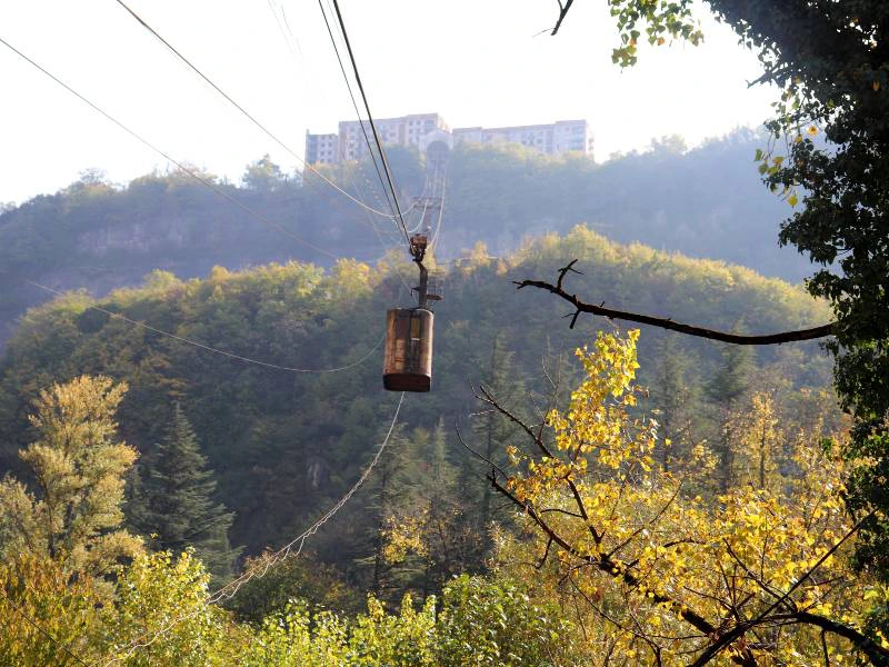 Kutaisi - kabelbanen bij Chiatura