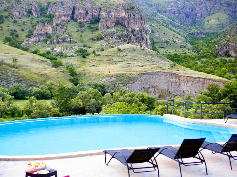 Vardzia hotel georgie reis