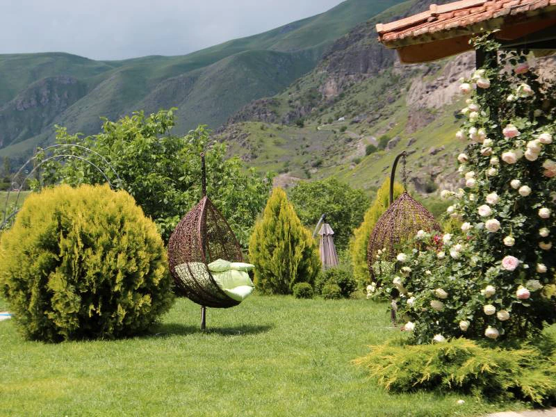 Vardzia hotel met uitzicht