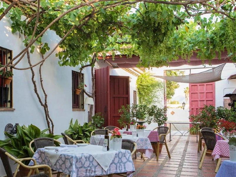 restaurant hotel malaga countryside