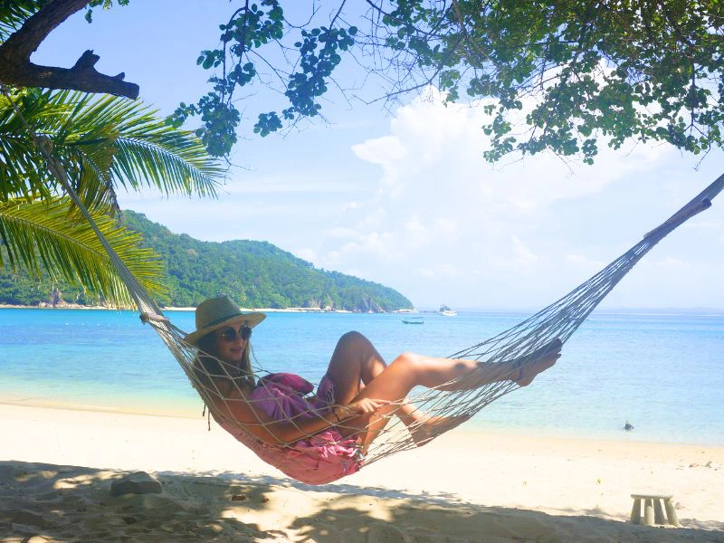 Malaysia Lankawi strand hangmat