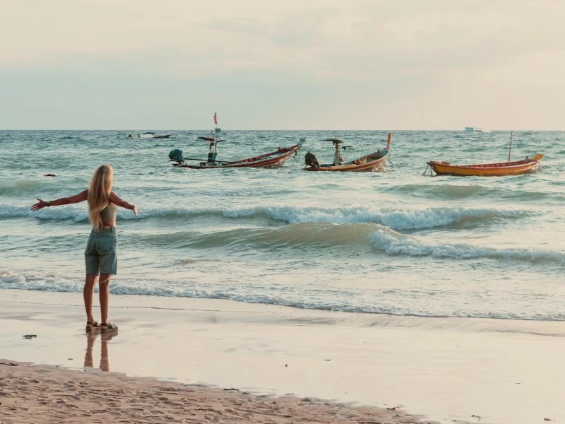 Perhentian Island op het strand