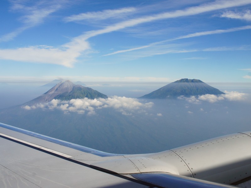 Indonesia - Flight - Mountain