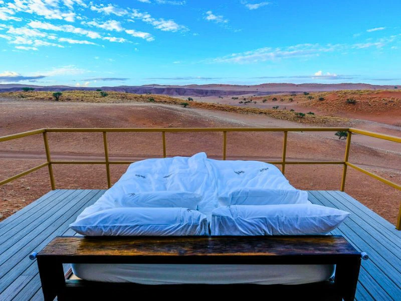 Namibië slapen onder de sterren