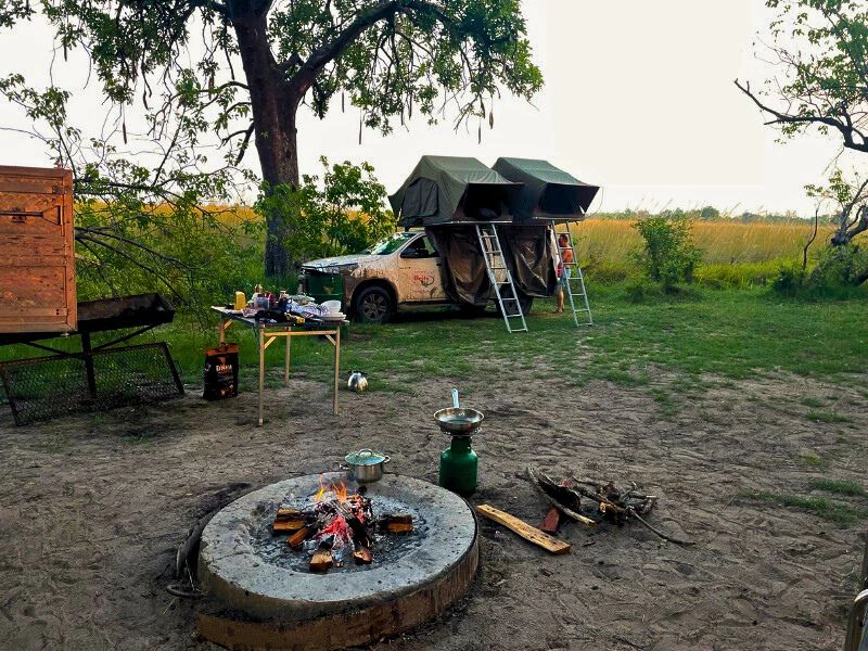 Namibië wild camping