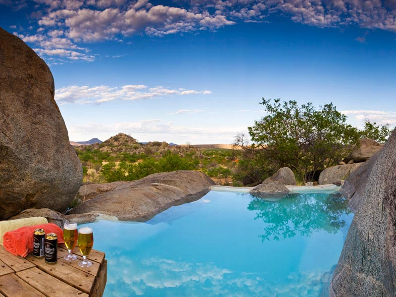 Namibia Damaraland zwembad