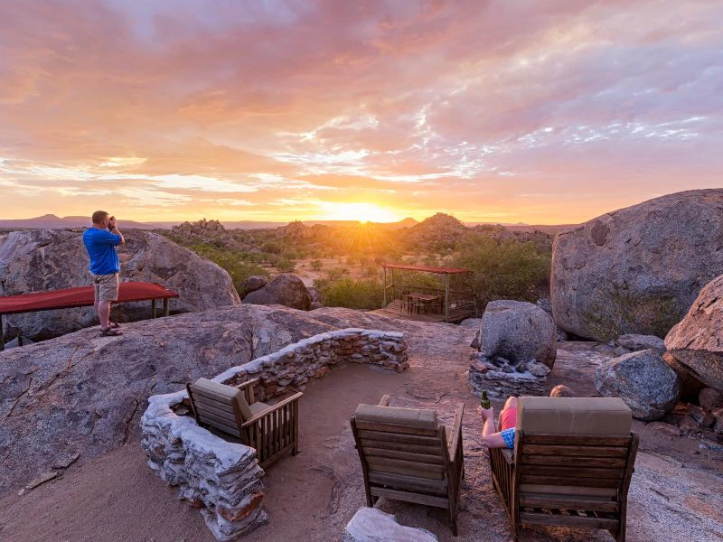 Namibia - Damaraland - Zonsondergang