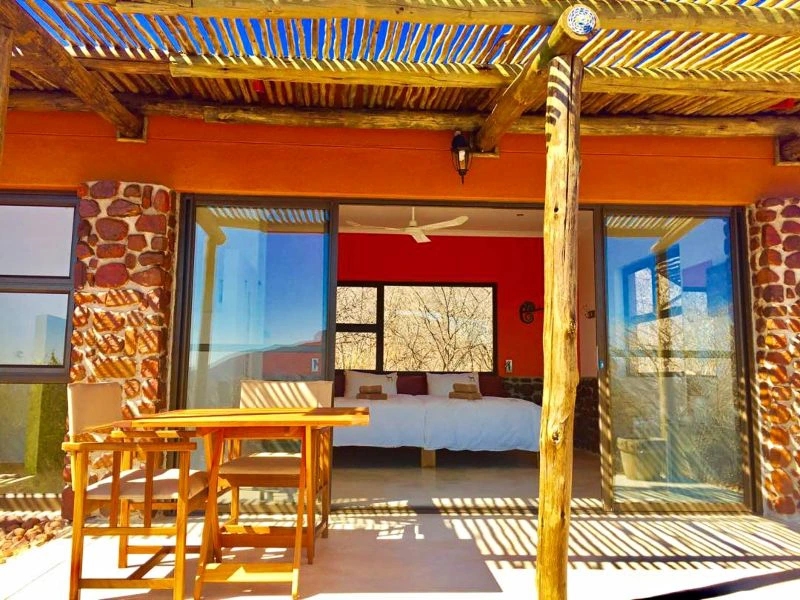 Namibie - Waterberg - bungalow - terrace
