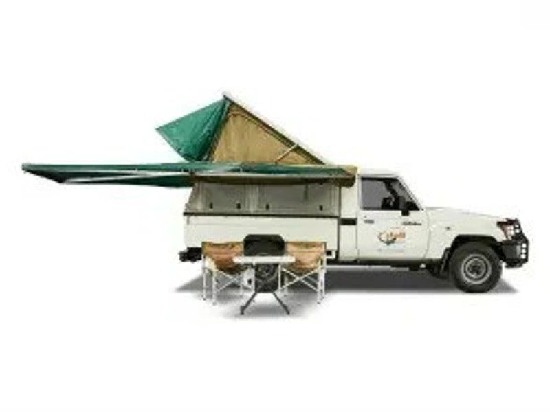 Kamperen Namibië landcruiser