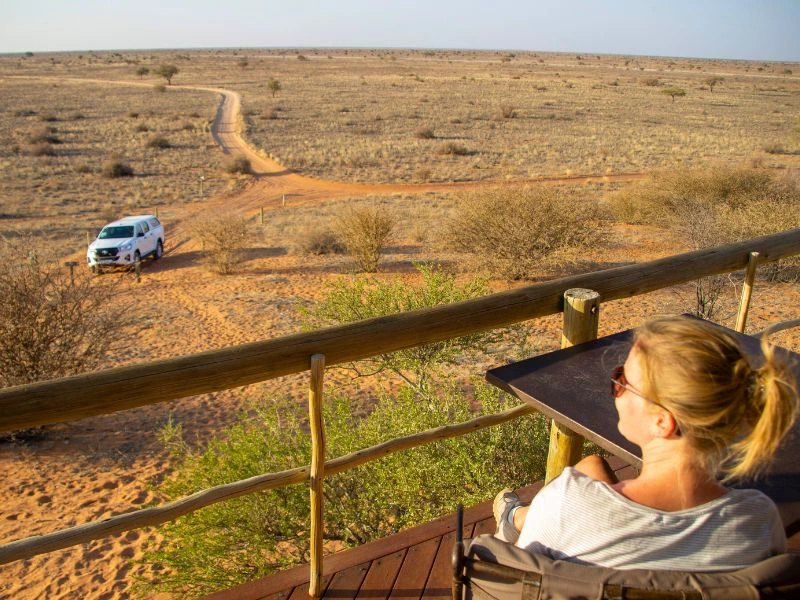 Namibië - Kalahari - uitzicht