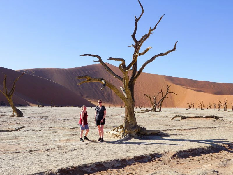 Namibie - Sossusvlei - reizigers Riksja