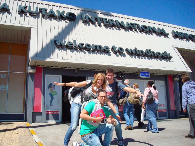 Namibie - WIndhoek - vliegveld