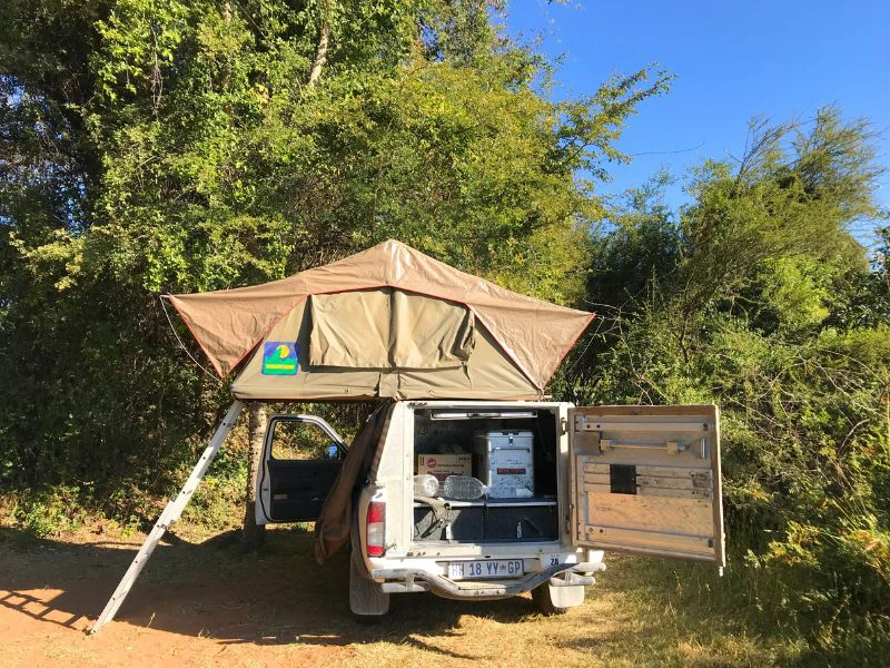 Namibie - mount etjo - kamperen