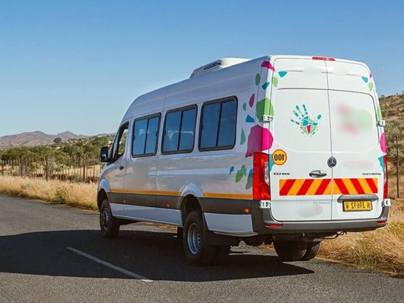 Namibie - Shuttle bus