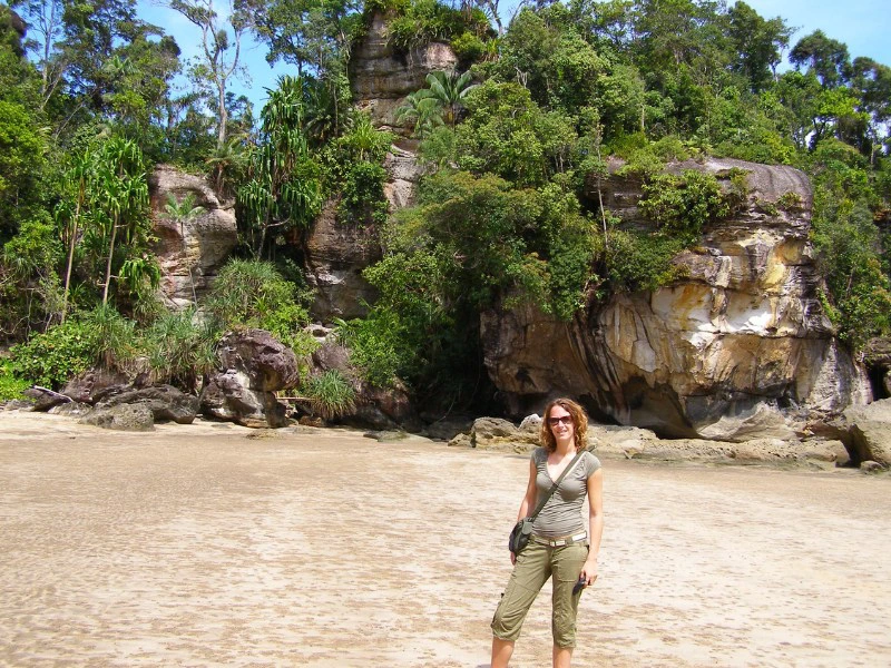 Strand bij Bako National park