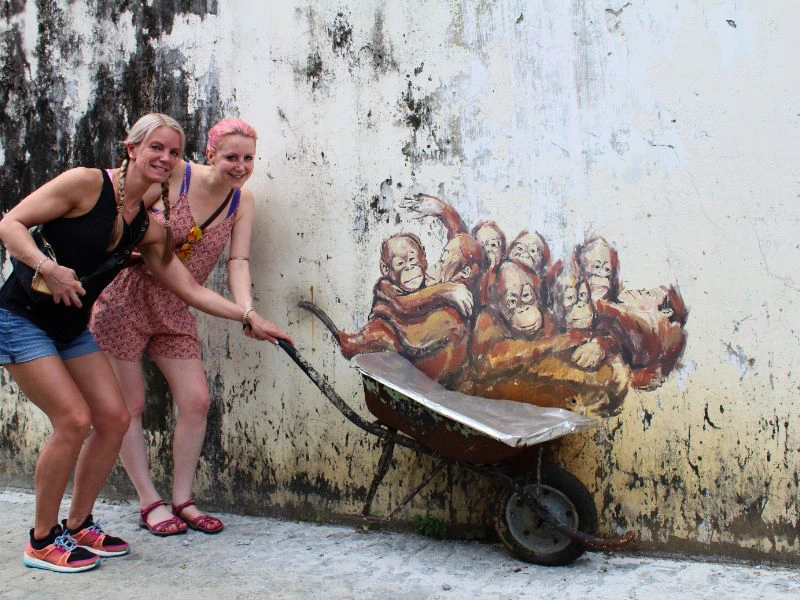 Streetart in Kuching - Borneo