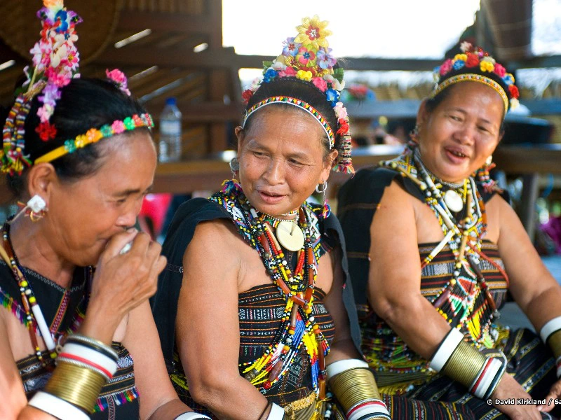 Iban stam in Borneo