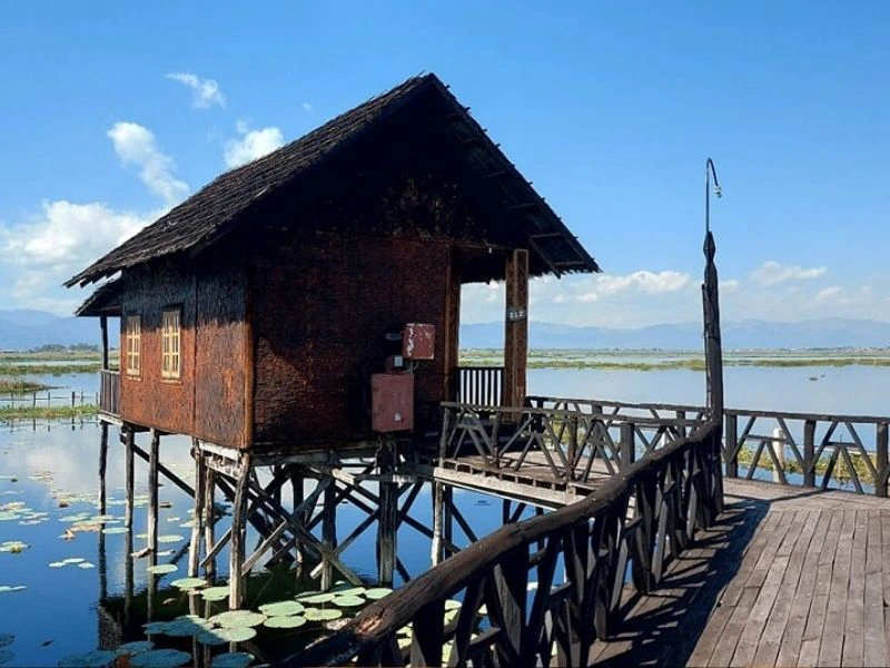 Lodge op inle meer