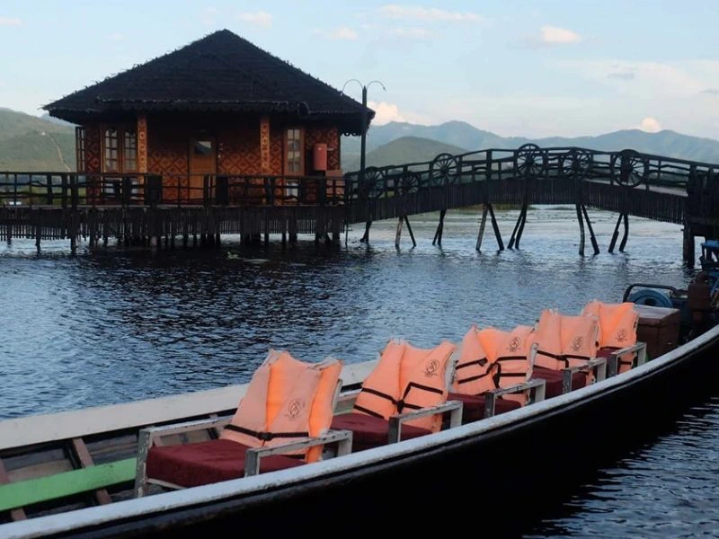 Lodge op inle meer