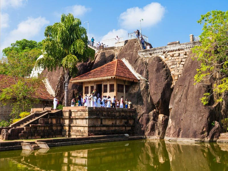 Anuradhapura tempel in Sri Lanka