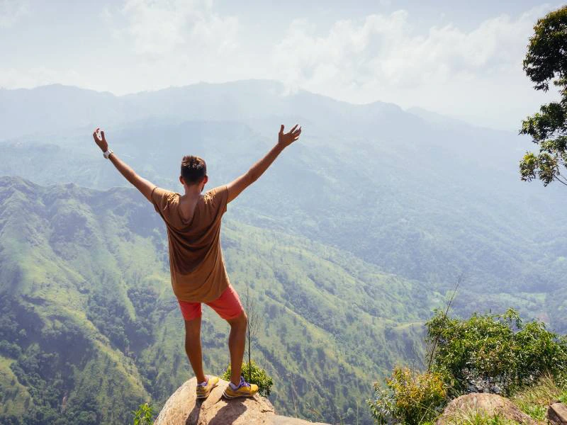 Sri Lanka Ella's rock uitzicht