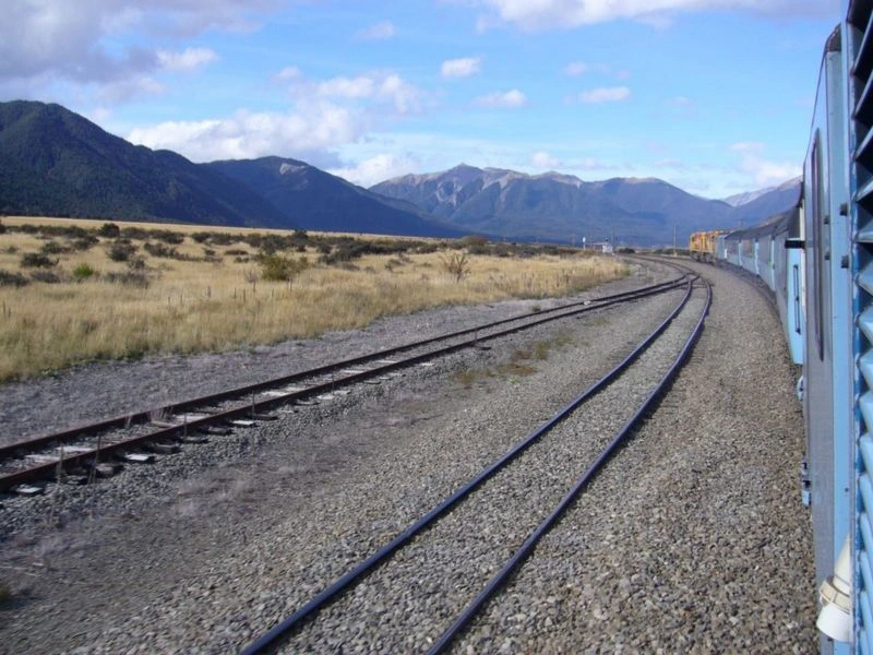 Tranz alpine train New Zealand