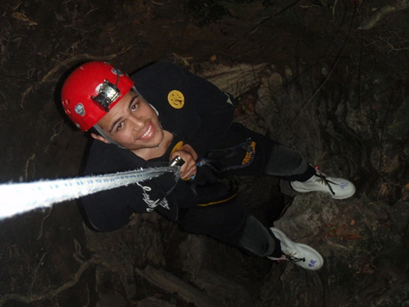 Nieuw-Zeeland Waitomo abseilen