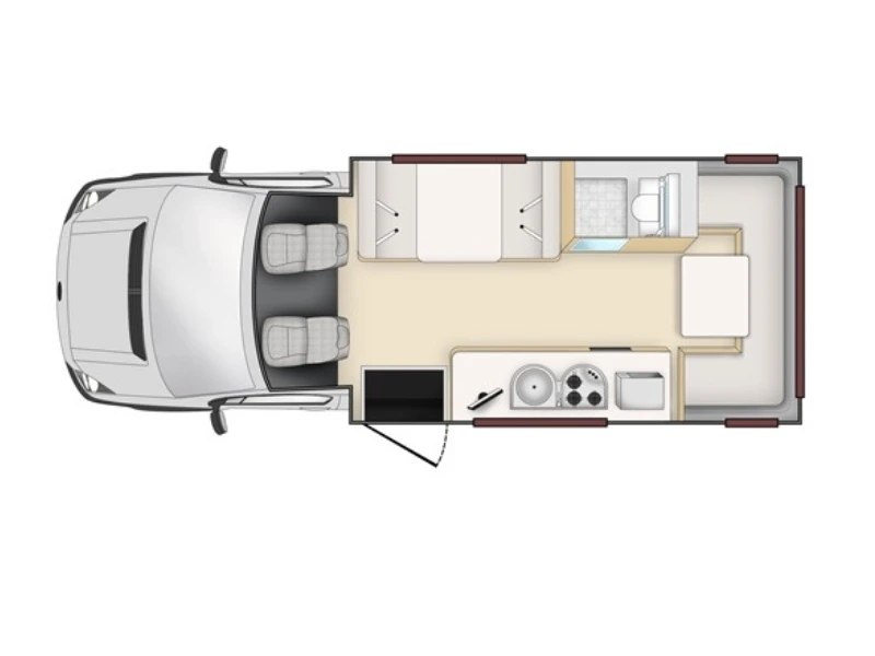 Nieuw Zeeland - Euro deluxe camper- dag