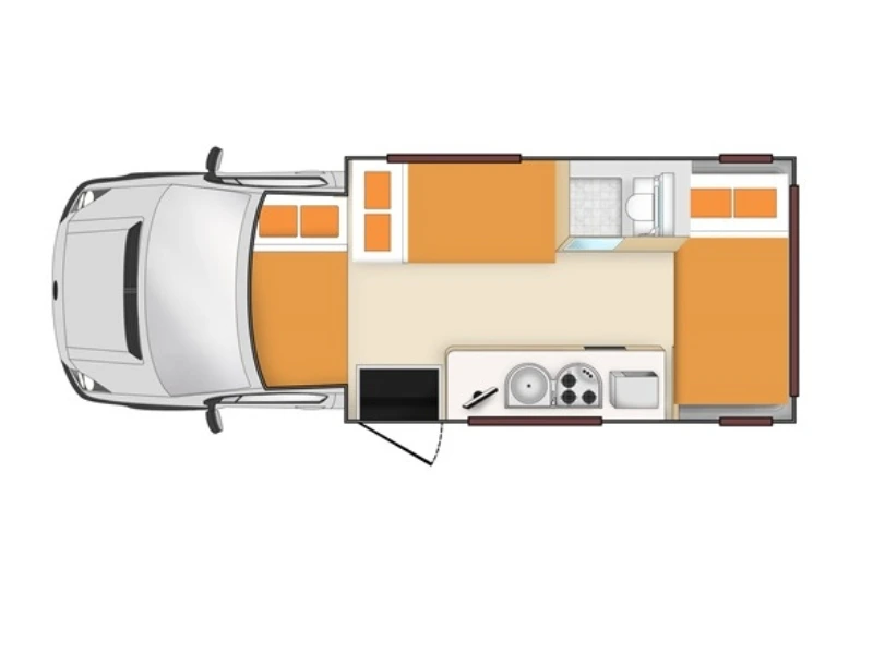 Nieuw Zeeland - Euro deluxe camper- nacht