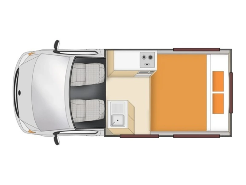 Nieuw Zeeland - Hitop camper - nacht