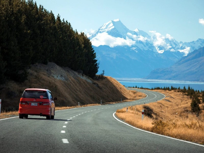 Nieuw Zeeland - Spaceship camper auto