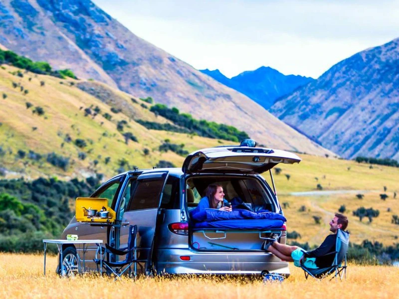 Nieuw Zeeland - Spaceship camper auto