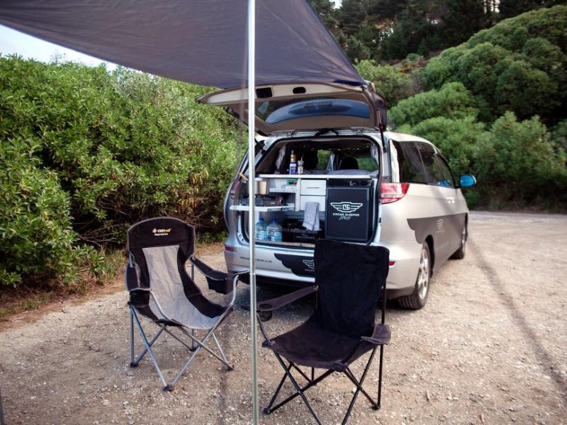 Nieuw Zeeland - Spaceship camper auto