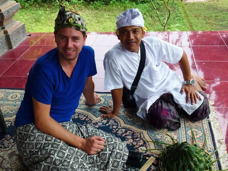 Indonesische sarong - locals