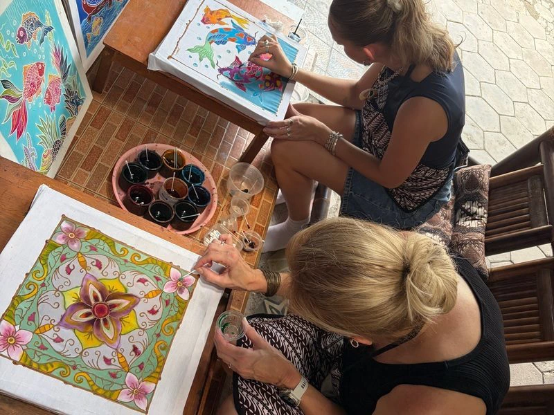 Batik workshop in Malang en Yogyakarta