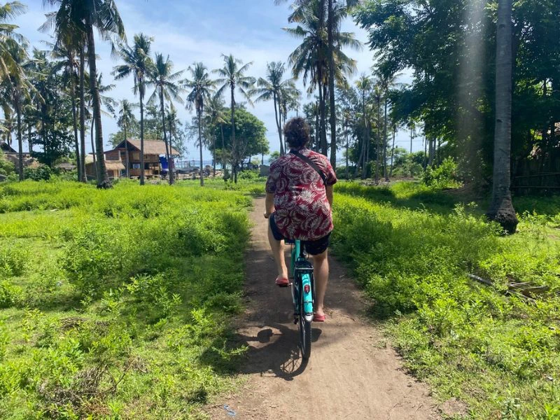 Biking on Gili Trawangan