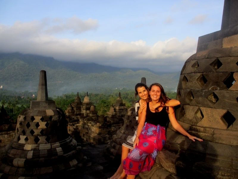 Borobudur uitzicht