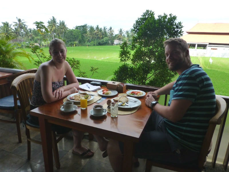 ontbijt Ubud hotel