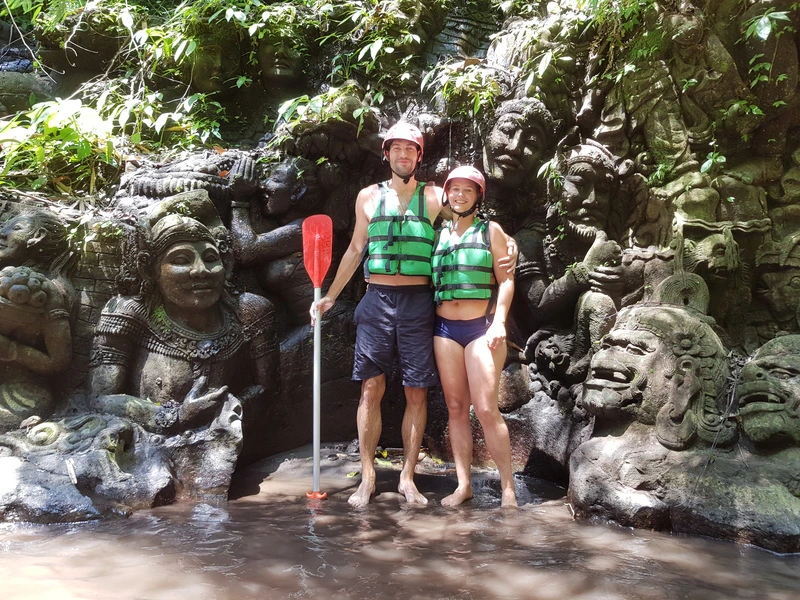 Raften bij Ubud Indonesie