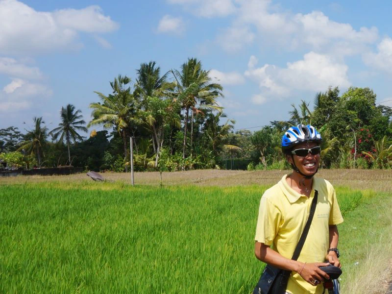 Fietsen door Bali