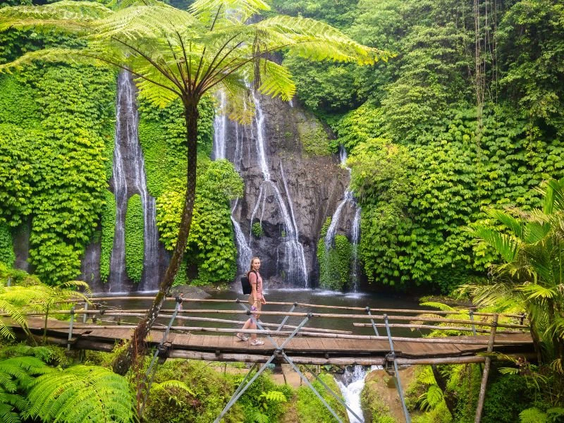 Waterval bij Munduk Bali