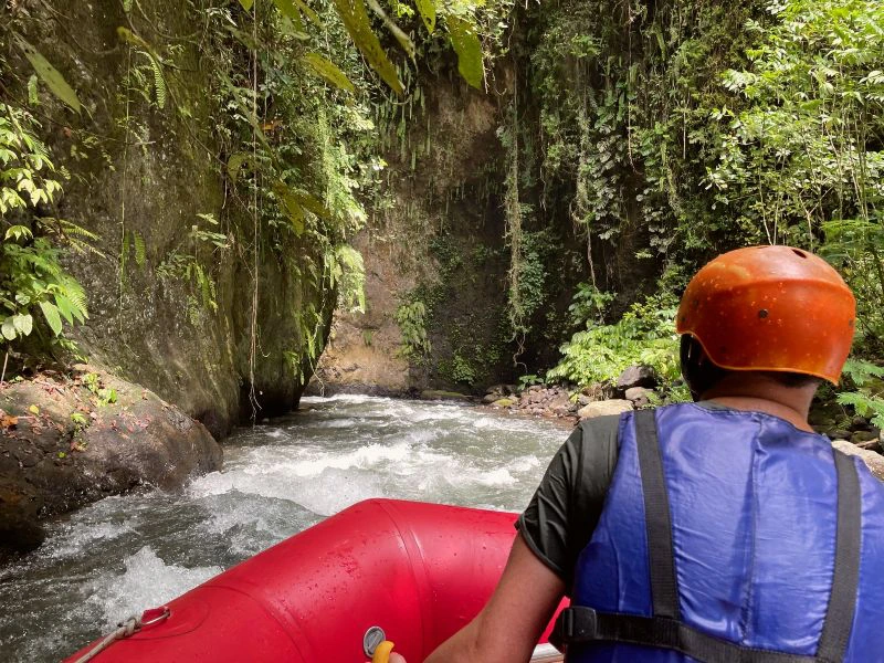 Raften op Bali