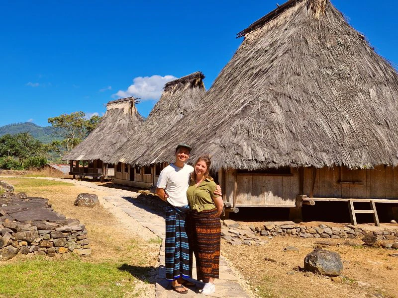 Traditionele dorpen op Flores Indonesie