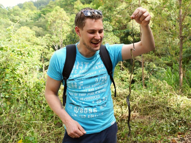 Trekking op Flores Indonesie