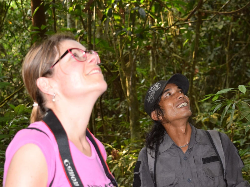 Sumatra jungle hike met gids