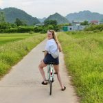 Indonesie - fiets - Iris - collega