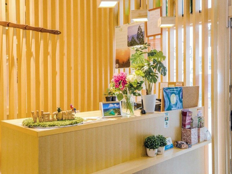 Japan Okinawa - hotel receptie