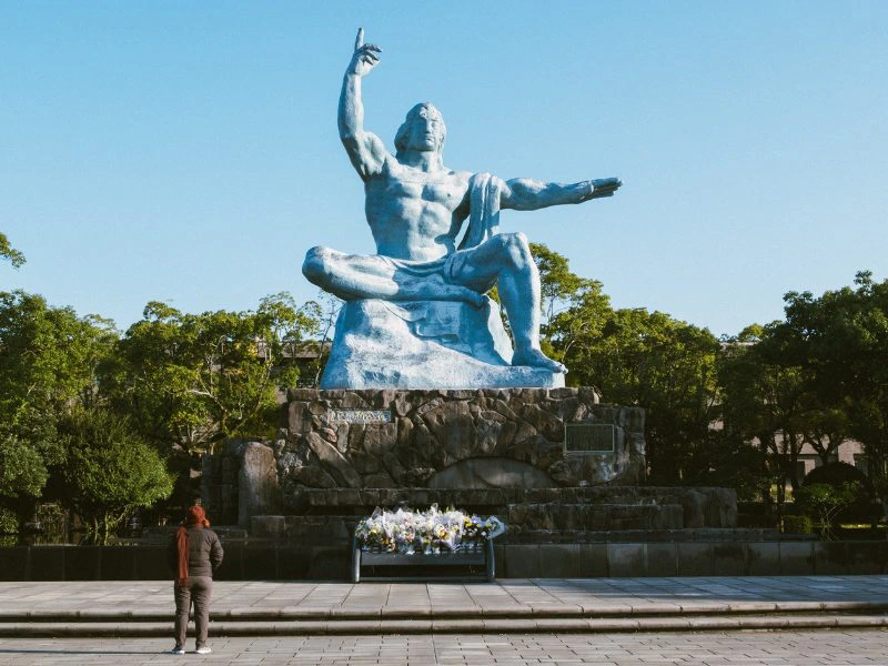Peace Statue nagasaki japan
