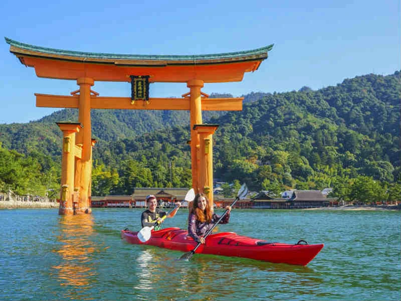 Zeekayakken bij Miyajima - Japan