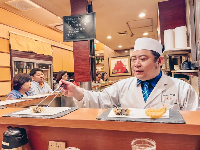 Sushi in Tokyo vers gemaakt